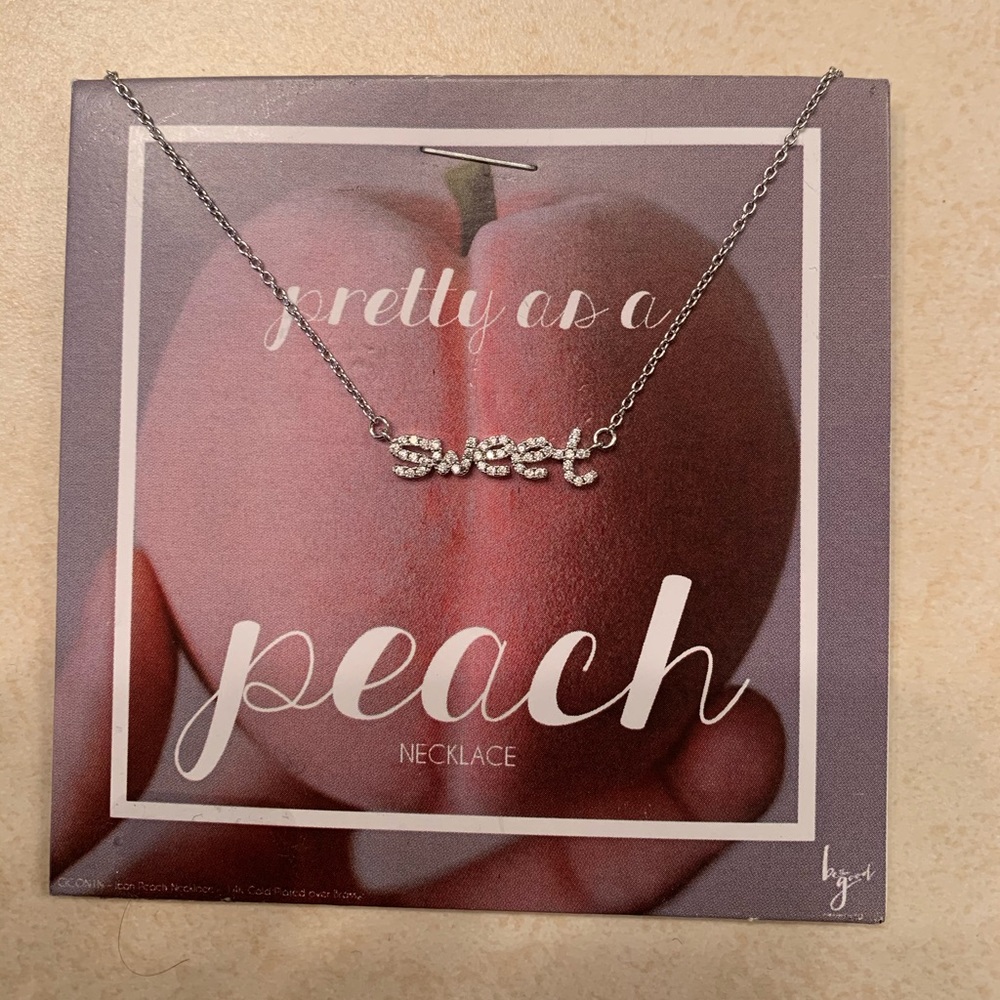 Be The Good Rhinestone Necklace Silver